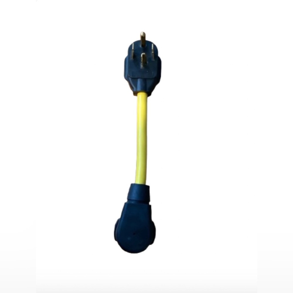 Xuanhua XN1430P-A Male to XN650R-A Female RV Power Cord Adapter Black Yellow
